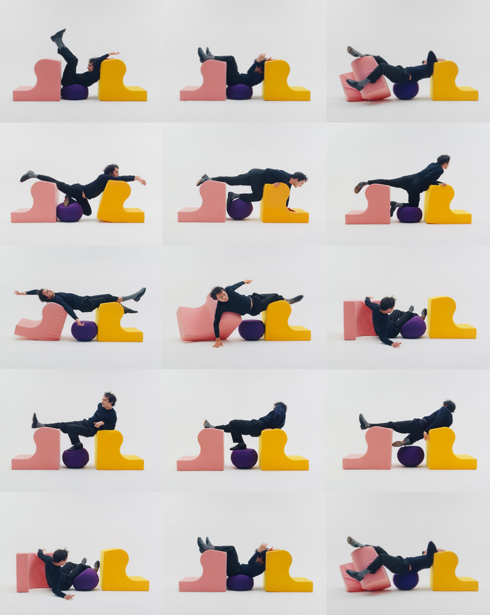 Family collection composition montage